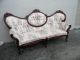 1940 ' S Victorian Mahogany Tufted Carved Couch / Sofa 2675 1900-1950 photo 1
