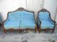 French Carved Tufted Living Room Side Chair 2548 1900-1950 photo 9