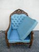 French Carved Tufted Living Room Side Chair 2548 1900-1950 photo 5