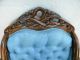 French Carved Tufted Living Room Side Chair 2548 1900-1950 photo 7