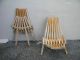 Set Of Four Mid Century Wooden Folding Chairs 2246 Post-1950 photo 1