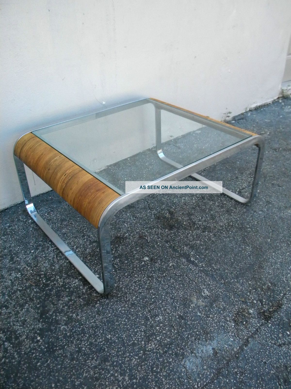 Mid - Century Glass - Top Coffee Table 2682c Post-1950 photo