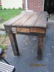 Early Printers Table - - Work Bench W/ Square Legs - Erlanger Print Shop - Try Uship 1800-1899 photo 4