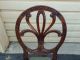 50961 Pair Of Carved Mahogany French Carved Fleur Back Dining Side Chairs Post-1950 photo 1