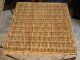 Pair Vintage Mid Century Rattan Wicker Hairpin Metal Leg End Tables Night Stands Post-1950 photo 2