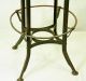 Vintage Toledo Uhl Stool Machine Age Industrial Drafting Chair Tall Green 1900-1950 photo 2