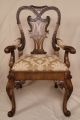 Fine Set Of Ten Newport Historic Antique Chippendale Dining Chairs By Ej Victor Post-1950 photo 2