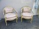 Pair Of French Painted Living Room Side Chairs 1154 Post-1950 photo 1