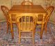 Antique Victorian Maple Bowback Dining Chairs Caned 4 1800-1899 photo 4