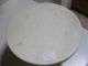 Antique Lovely White Wooden Stool W/ Fancy Penicl Flower Design Primitive Sturdy 1800-1899 photo 1