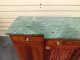 50739 Antique Kahl Furniture Marble Top Buffet Server Sideboard Cabinet Quality Post-1950 photo 1