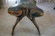 Old Leather Camel Saddle Stool Foot Rest Pharaoh Rustic Furniture Western Worn 1900-1950 photo 1