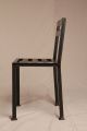 Pair Of French Industrial Chic Iron Weathered Antique Metal Modern Side Chairs Post-1950 photo 7