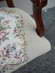 Pair Of Italian Carved Tapestry Side By Side Chairs By Maas Brothers 2359 Post-1950 photo 9