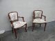 Pair Of Italian Carved Tapestry Side By Side Chairs By Maas Brothers 2359 Post-1950 photo 4