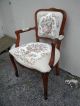 Pair Of Italian Carved Tapestry Side By Side Chairs By Maas Brothers 2359 Post-1950 photo 5