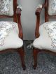 Pair Of Italian Carved Tapestry Side By Side Chairs By Maas Brothers 2359 Post-1950 photo 8