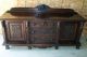 Antique Renaissance Revival Dining Room Table Gothic Sideboard Carved Figural Unknown photo 2