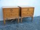 Pair Of Mid - Century End Tables / Night Tables By Kent - Coffey 2699 Post-1950 photo 1