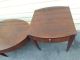 50948 Ethan Allen Mahogany 3 Piece Coffee Table Set Stand S Post-1950 photo 1