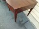 50948 Ethan Allen Mahogany 3 Piece Coffee Table Set Stand S Post-1950 photo 3