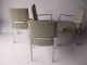 Mid Century Modern Milo Baughman Style Chrome Dining Chairs Vintage Design Post-1950 photo 6
