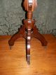 Fancy Antique Victorian Marble Top Lamp Table/plant Stand W/great Base 1800-1899 photo 2