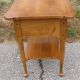 Ethan Allen Circa 1776 Solid Maple One Drawer Stand / End Table Post-1950 photo 4