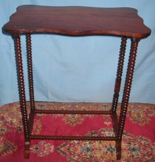 Antique Victorian Parlor Occasional Lamp Table Stand photo