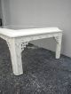 Hollywood Regency Large Painted Glass Top Coffee Table 2175 Post-1950 photo 6