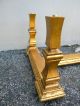 Mid - Century Hollywood Regency Gold - Leaf Glass Top Coffee Table 2460 Post-1950 photo 9