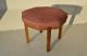 Mid Century Modern Octagone Ottoman With Burled Wood Vintage Design Eames Baker Post-1950 photo 3