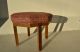 Mid Century Modern Octagone Ottoman With Burled Wood Vintage Design Eames Baker Post-1950 photo 5