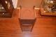 Antique Mission Oak Smoke Stand With Drawer Painted Other photo 1