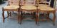 French Antique Louis Xv Walnut 6 Dining Chairs. 1800-1899 photo 1