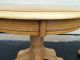49318 Pair Solid Oak Lamp Table Stand S Post-1950 photo 3