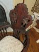 Fabulous Hand Carved Antique Victorian High Back Rocking Chair 1800-1899 photo 1