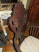 Fabulous Hand Carved Antique Victorian High Back Rocking Chair 1800-1899 photo 4