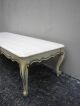 French Painted Marble Top Long Coffee Table With A Drawer 959 Post-1950 photo 4