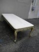 French Painted Marble Top Long Coffee Table With A Drawer 959 Post-1950 photo 5