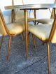 Vintage Mid - Century Dining Table With 4 Chairs By Walter Of Wabash 2608 Post-1950 photo 5