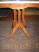 Antique Walnut Victorian Marble Top Table 1800-1899 photo 4