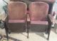 Antique Theater 2 Seater Chairs Cast Iron. 1900-1950 photo 5
