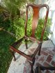 Antique Set Of 6 Queen Anne Chairs 1800-1899 photo 2