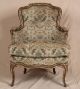 Pair Of Louis Xv French Associated Side & Arm Painted Carved Antique Chairs 1800-1899 photo 2