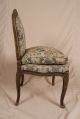 Pair Of Louis Xv French Associated Side & Arm Painted Carved Antique Chairs 1800-1899 photo 5