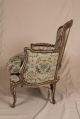 Pair Of Louis Xv French Associated Side & Arm Painted Carved Antique Chairs 1800-1899 photo 6