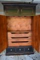 Vintage Re - Stained & Distressed Black Henredon Armoire / Media Center Post-1950 photo 2