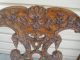48557 Carved Mahogany Side Chair W/ Chippendale Foot Post-1950 photo 2