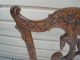 48557 Carved Mahogany Side Chair W/ Chippendale Foot Post-1950 photo 3